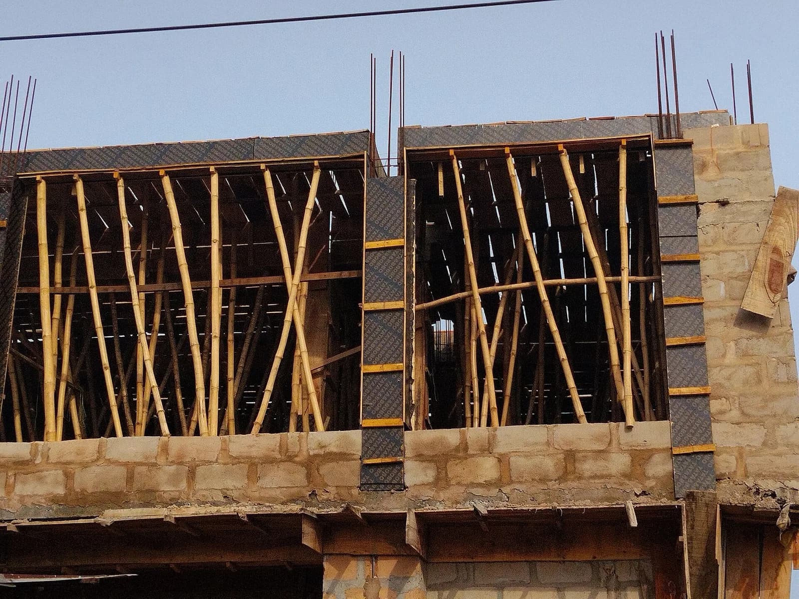 Sample photo, beams work in Nigeria: Early Stage of Decking in Building Construction in Awka