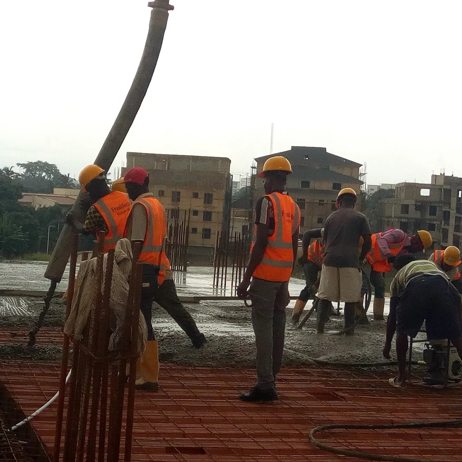 Sample photo, decking work in Nigeria: Construction workers in Lagos,Nigeria 01